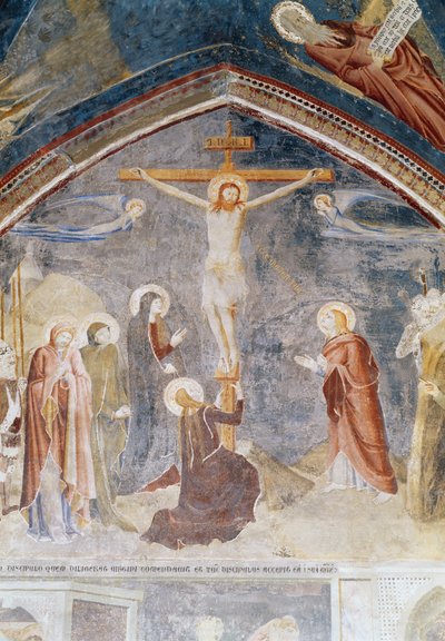 Die Kreuzigung, (Detail) aus der Kapelle von St. John, 1347 von Matteo di Giovanetto da Viterbo